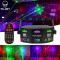 ALIEN 15 EYE RGB Disco DJ Beam Laser Light Projector DMX Remote Strobe Stage Ljuseffekt Xmas Party Holiday Halloween Lights
