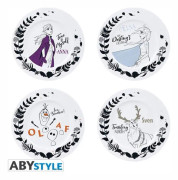 Disney - Frozen 2 - Set med 4 tallrikar - Heroes
