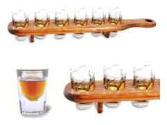 Bricka med 6 ovanliga shooter shooter glasögon festmottagare