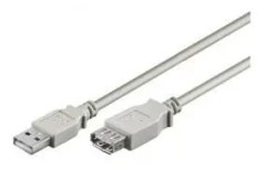 Goobay USB Verl AA 500 HiSpeed 2.0 5m, 5 m, USB A, USB A, Hane/Hona, Grå