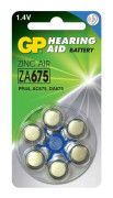 GP BATTERIER Zink Air Hörapparatbatteri - GP ZA675-D6 - Blister med 6