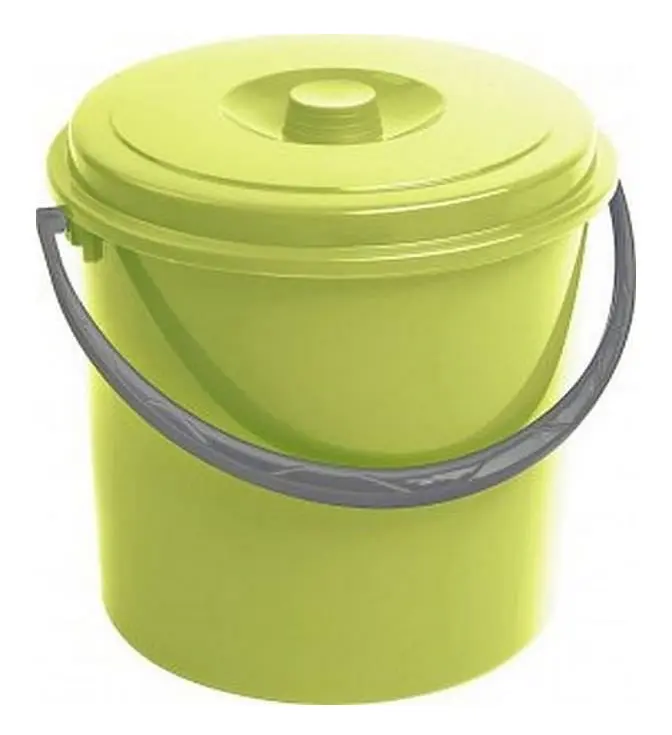 CURVER - Grön 12l hink med lock