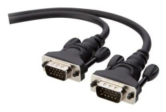  F2N028B02M - Belkin PRO Series - VGA-kabel - HD-15 (VGA) (hane) till HD-15 (VGA) (hane) - 2 m - tvinnad, tumskruvar