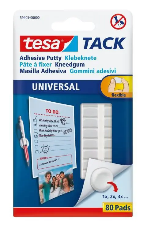 TESA 80 självhäftande kuddar TACK Universal