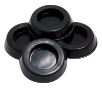  RUBBERFEET - StarTech.com 1-1/4in Dia. Self-Adhesive Rubber Feet for PC Cases - Gummifötter för systemkåpa (paket om 4)