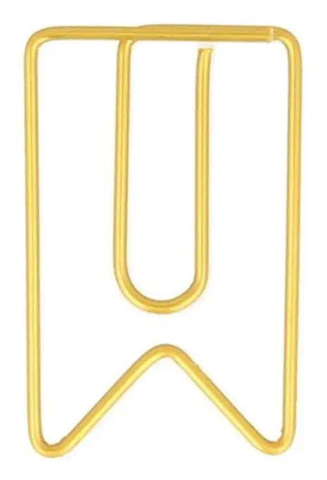 6 gyllene vimpelgem 2 x 3,3 cm