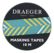 Maskeringstejp - Egenskaper - Draeger Paris - Grön - 10 M - Dekorativt klistermärke