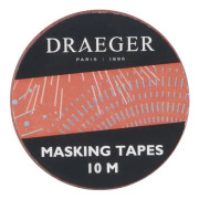 Maskeringstejp - TOGA - Korall - 10 M - Dekorativt tejp - Återanvändbar