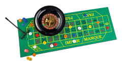 GAME DELUXE ROULETTE SET MED MARKER OCH PLANA