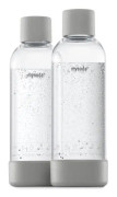 Min soda 2pb10f -mg - paket med 2 grå husdjur och biokomposit 1L -flaskor