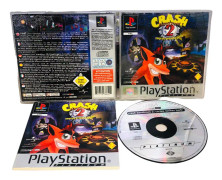 Crash Bandicoot 2 Cortex strikes back (EUR Platinum Ps1) Vattenskadad