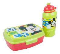 Mickey Mouse - Breakfast / Lunchbox Set + Bottle 420 ml