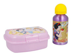 Princess - Frukost / lunchlådesuppsättning + 400 ml aluminiumflaska