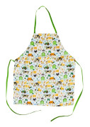 Rice - Cotton Apron Blue Farm