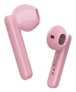 Trust Primo Touch - True wireless-hörlurar med mikrofon - inuti örat - Bluetooth - rosa