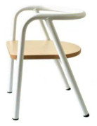 Charlie Crane Children's High White Chair