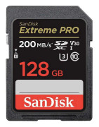 128GB SanDisk Extreme Pro SDXC Class 10 UHS-I U3 V30 A2 200/90MB/s
