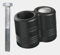 Motorlås för utombordare ABUS 808 Reef, klass 3, för fastbultade motorer & tvingskruvade + Bult M12 x 1.25 x 160 mm
