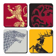 Half Moon Bay - Game of Thrones - Paket med 4 Game of Thrones Coasters