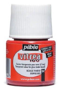 Pébéo - Vitrea 160°C Transparent färg för glas - Chiliröd - 45 ml