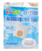 mistervac MV 613 Ekonomipaket med 20 non-woven 5-lagers påsar och 4 filter för AEG och AEG Electrolux Vampyr CE dammsugare,...