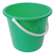 Rund plasthink 10L Jantex grön