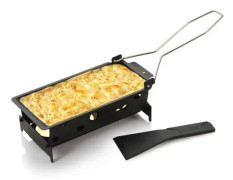 Boska Partyclette® ToGo Milano / Raclette Set / Bärbar / Non-stick / Svart / 31,5 x 8,6 x 10,6 cm