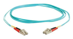 CABLES TO GO LC-LC 10Gb 50/125 OM3 Duplex Multimode PVC Fiber Optic Cable (LSZH) - Nätverkskabel - LC multiläge (hane) till LC multiläge (hane) - 3 m - fiberoptisk - duplex - 50/125 mikron - OM3 - halogenfri - hav