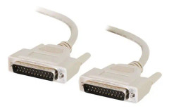 81473 - C2G - Parallell kabel - DB-25 (hane) till DB-25 (hane) - 3 m - formpressad