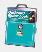 Motorlås för utombordare McGard, för fastbultade motorer (25 - 300 hk) Johnson/Evinrude + Bult 1/2" x 13 mm