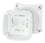 Hensel KF 0400 G Avgreningsbox (L x B x H) 70 x 104 x 104 mm Grå-vit (RAL 7035) IP66, IP67, IP69 1 st