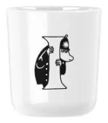 Moomin ABC mugg - I 0.2 l. Moomin white