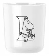 Moomin ABC mugg - L 0.2 l. Moomin white