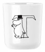 Moomin ABC mugg - T 0.2 l. Moomin white