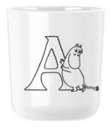 Moomin ABC mugg - A 0.2 l. Moomin white