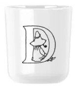 Moomin ABC mugg - D 0.2 l. Moomin white