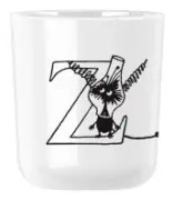 Moomin ABC mugg - Z 0.2 l. Moomin white