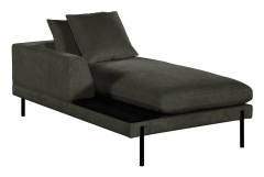 OSMINGTON Divanmodul 92,5 cm Vänster Grön