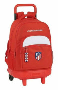 Skolväska med hjul Compact Atlético Madrid M918 Röd Vit (33 x 45 x 22 cm)