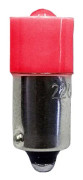 Barthelme LED-signallampe BA9s Rød 12 V/DC, 12 V/AC 53120411