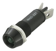 TRU COMPONENTS 1587987 LED-signallampa Grön 12 V/DC TC-R9 88L-01-BG