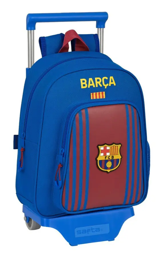 Skolväska med hjul F.C. Barcelona (27 x 10 x 67 cm)