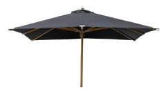 Naxos Parasoll 300 cm Svart/Natur