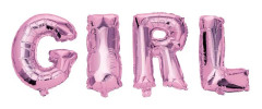 Folieballong GIRL, 36 cm
