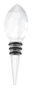 Glimmer Bottle Stopper Glas Avlång Grov 12 Cm