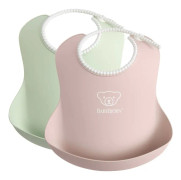 BabyBjörn Haklapp 2-pack (Pastellgrön/Pastellrosa)