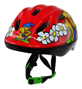 Nordic Hoj Bamse Cykelhjälm (Röd)