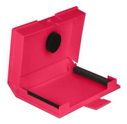 Delock Protection Box - Skyddad hårddisk - kapacitet: 1 hårddisk (3,5") - röd
