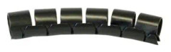 FIXIT-EASY spiralkabelslang, max buntdiameter 34 mm, svart, 10 m rulle För att skydda och bunta kabel-/ledningsstöd utan förlust av flexibilitet med h