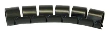 FIXIT-EASY spiralkabelslang, max buntdiameter 34 mm, svart, 10 m rulle För att skydda och bunta kabel-/ledningsstöd utan förlust av flexibilitet med h